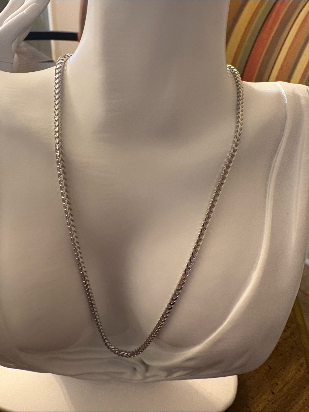 925 Sterling Silver Franco Chain 16” 2.5mm 12.3g
